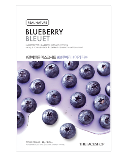 Real Nature Blueberry Mask Sheet