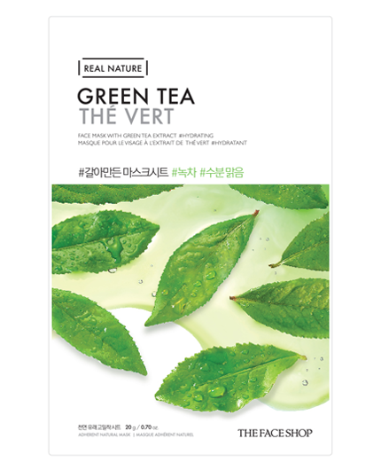 Real Nature Green Tea Mask Sheet