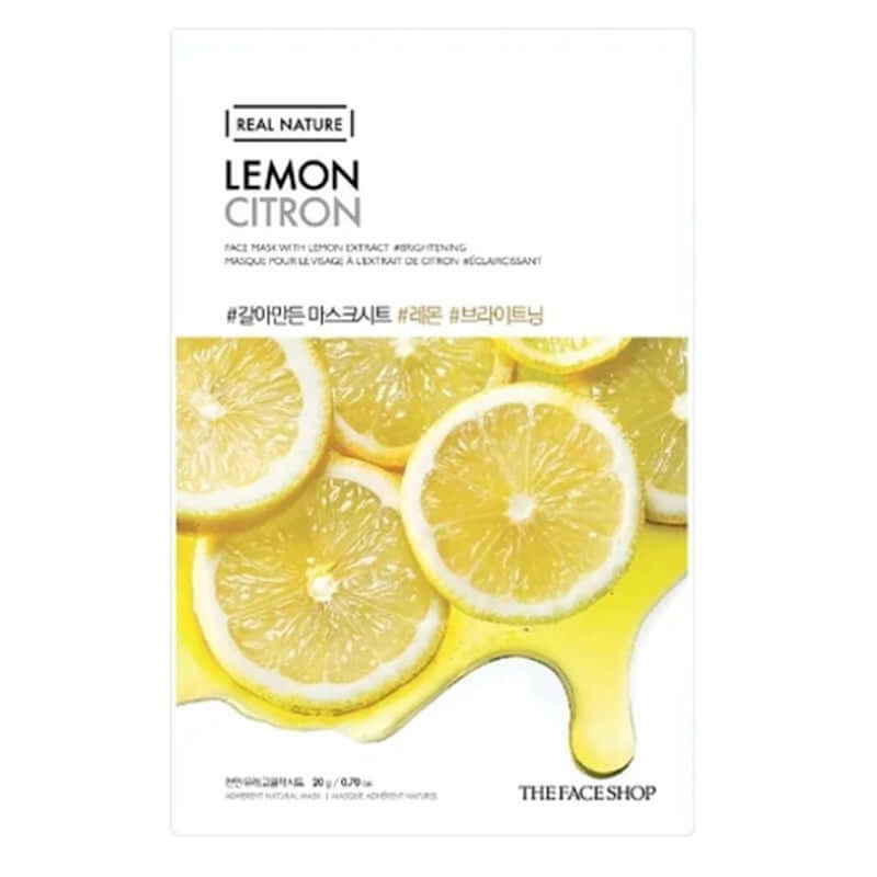 Real Nature Lemon Mask Sheet