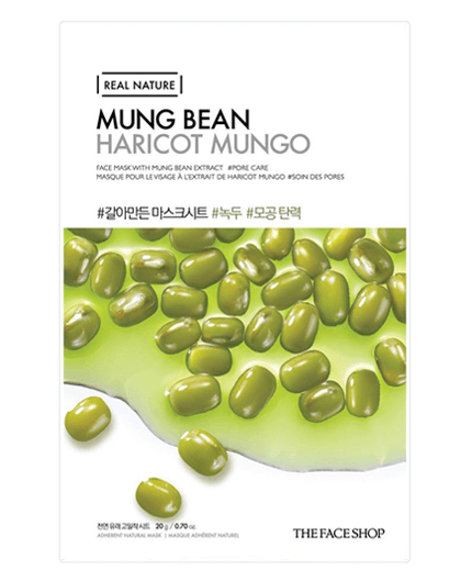 Real Nature Mung Bean Mask Sheet