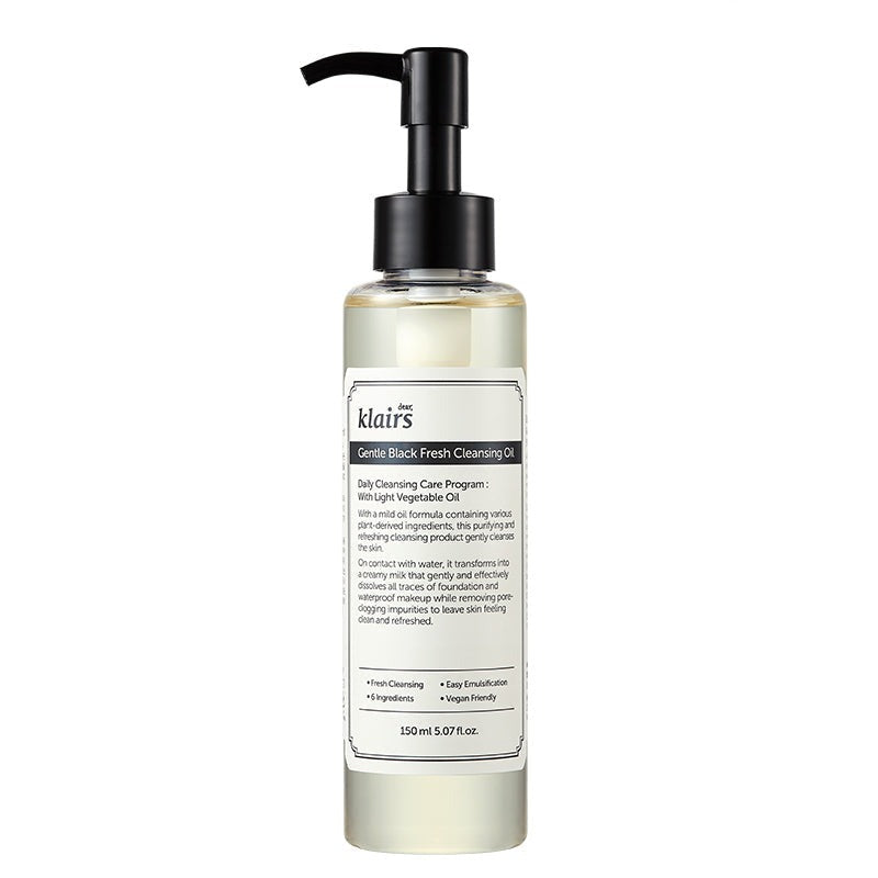 Gentle Black Fresh Cleansing Oil